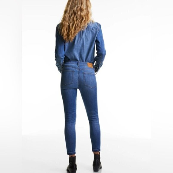 Aritzia Denim Forum The Nico Mid Crop size 27 - Picture 3 of 14